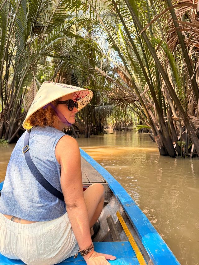 Les touristes d'Asiatica Travel visitent Ben Tre.