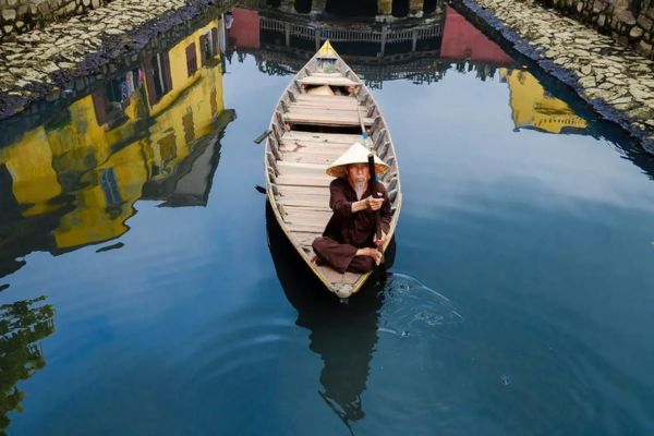 voyage vietnam, vacances été vietnam, hoi an, barque