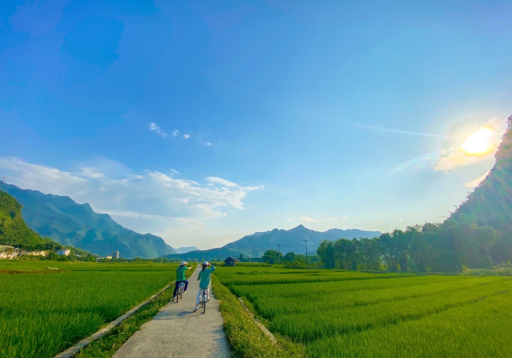 séjour vietnam, paradis des ethnies du nord, mai chau, vélo