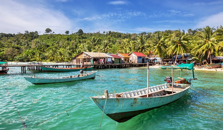 séjour cambodge, vacances en famille au cambodge, île, plage